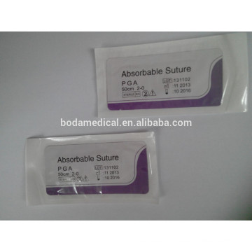 Absorbent PGA suture with good quality